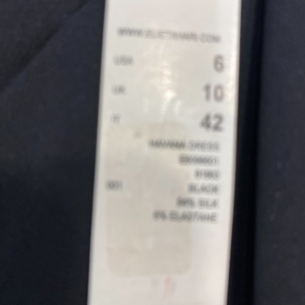 NWT Elie Tahari classic little black dress with a twist - Picture 11 of 12